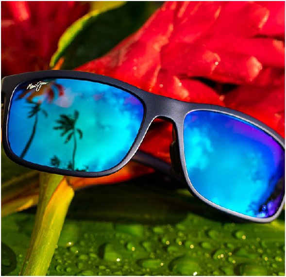 Blue Hawaii sunglasses